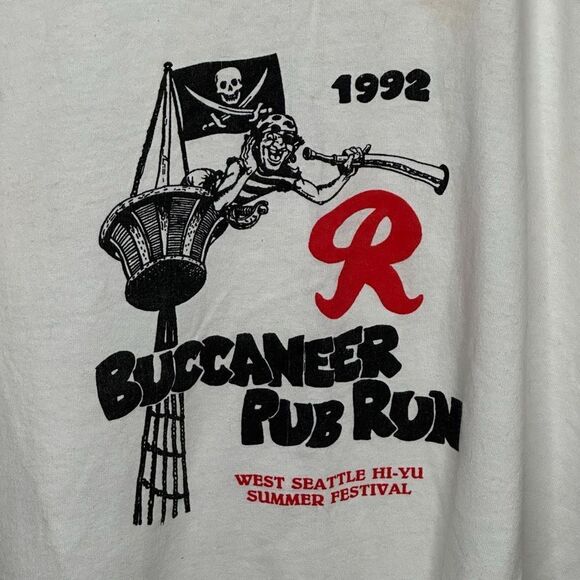 Vintage 90s Seattle Rainier Beer T Shirt XL - Picture 3 of 7